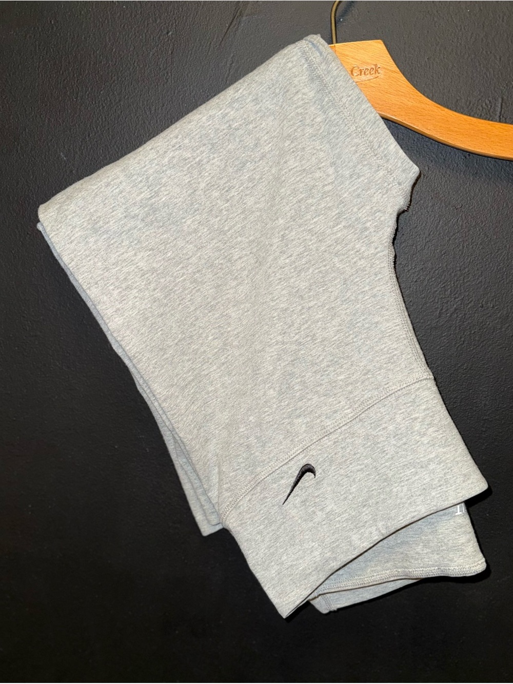 Nike Light Gray Joggers, below the knee length